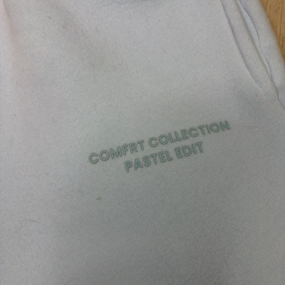 Comfrt Collection Pastel Edit Blue Women's Sweatpants Wide Leg Large Stretch - Picture 8 of 12